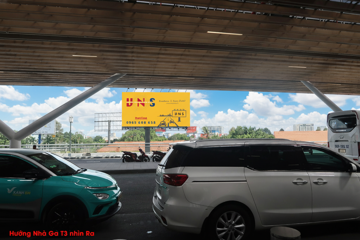 Pano sảnh ga đi quốc nội - Nhà ga T3